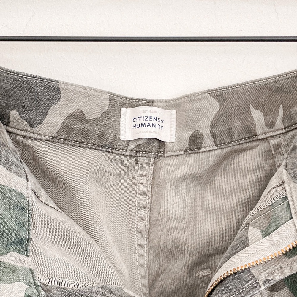 Citizens of Humanity Marcelle Low Slung Easy Cargo in Camo 28 - Picture 5 of 11